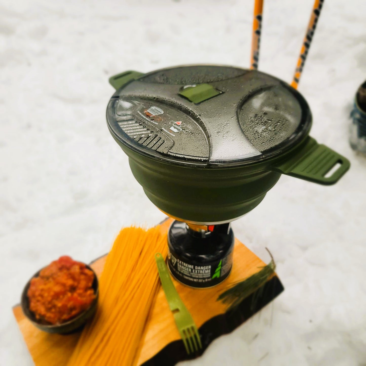 [Popote Du Campeur] POCKETPOT™-Chaudron pliable 2.5L +POCKETBOIL™-Bouilloire pliable 1.3L