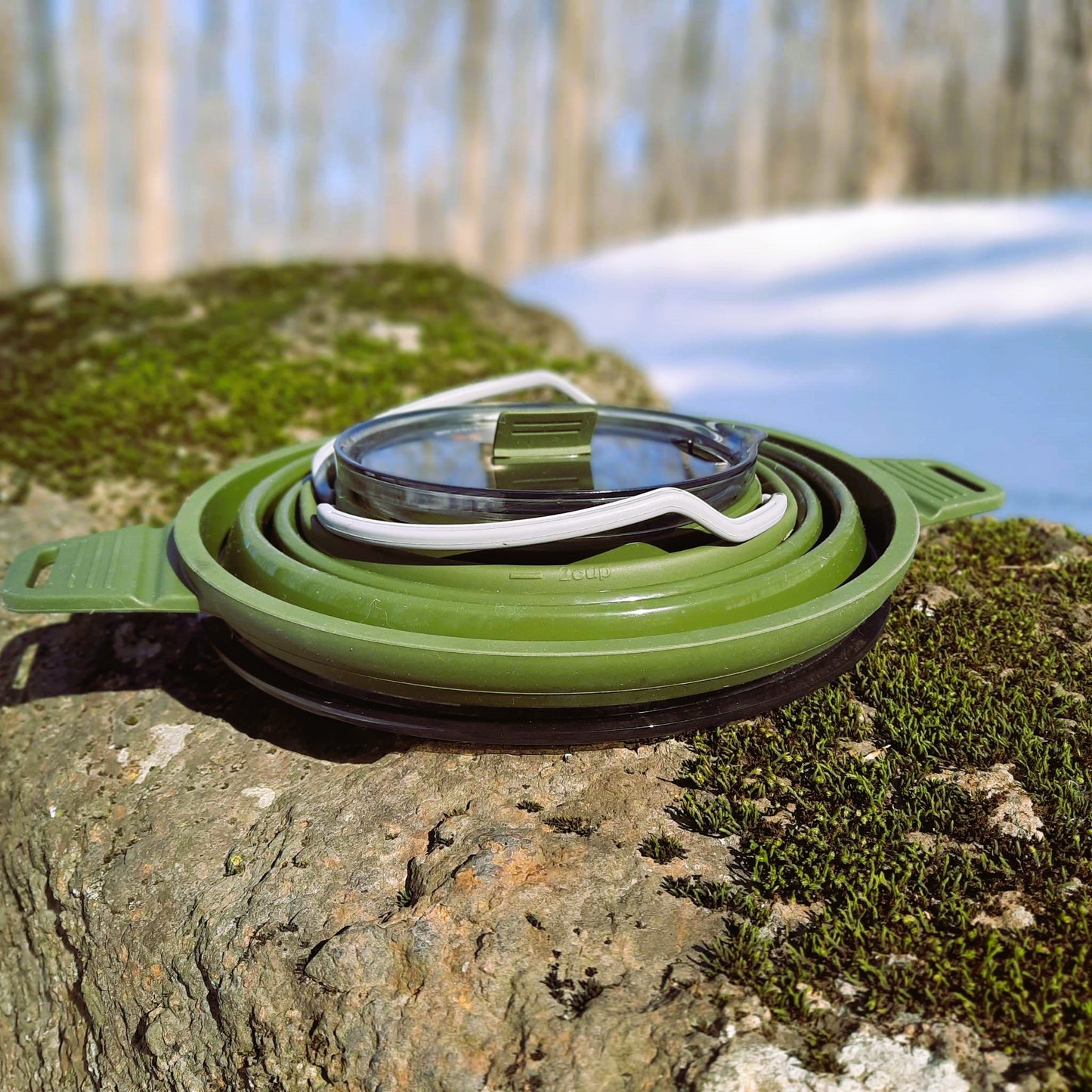 [Popote Du Campeur] POCKETPOT™-Chaudron pliable 2.5L +POCKETBOIL™-Bouilloire pliable 1.3L